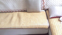正帆夏季沙发凉席垫套麻将凉席垫防滑飘窗垫竹席夏天麻将席坐垫沙发罩  本色浅蓝边【双牛筋+防滑底】 定制请联系客服 实拍图