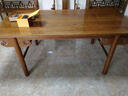 贡艺名居红木家具非洲鸡翅木（学名：非洲崖豆木）实木书房画案书桌 办公桌 中式仿古书法桌 实拍图