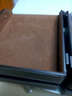 利蓝（LEADLAND）办公室文件架办公用品文件座皮质资料架桌上文件收纳档案框栏整理文件盘财务用品 【商务办公之选】咖色单层A023 实拍图