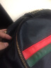 VQGT双肩包女包时尚轻奢牛津布女士旅行尼龙背包帆布学院风大容量书包 红绿条纹（pu款） 实拍图