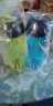 乐扣乐扣 夏季塑料水杯 便携男女学生运动水杯 手提喝水杯 带挂绳 650ml(绿色+蓝色) 实拍图