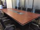 迅扬会议桌长桌6-8人桌椅组合现代简约会客桌板式培训桌洽谈办公桌 6.0*1.6米可坐22人左右 实拍图