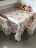 温恋 浪漫时尚小碎花桌布餐桌椅垫田园蕾丝方桌茶几布艺餐桌布椅垫 春色满园 桌布150*150cm含花边 实拍图