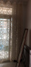 伊帘坊 窗帘成品加厚双面提花遮光布凤尾简约现代定制客厅卧室窗纱窗帘 窗纱粉色 2.5米宽*2.7米高打孔式可改高度 实拍图