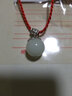 千宝莱项链男女简约刻字夜光石夜明珠颈链吊坠复古红绳情侣学生闺蜜礼物 16mm合金扣红绳一条 不刻字 实拍图
