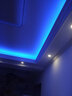 蓝天超亮led灯带吊顶防水220V客厅彩色线性灯带条客厅光带客厅暗槽紫 黄色 超亮纯铜卓越版2835 144灯 实拍图
