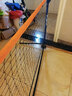 天龙（Teloon）网球网架移动便携式简易折叠网柱 便携式网球架6米 实拍图