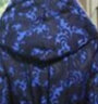 帝弗·润驰冬季2024年新款长款棉服连帽过膝修身复古加厚女士提花超长款外套 蓝色 3XL 晒单实拍图