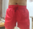 简束（JOONSVIP）运动短裤男速干男士跑步短裤宽松休闲沙滩裤健身超短裤夏季三分 三分红色（1197） L（65kg左右） 实拍图