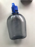 乐基因（nalgene）运动塑料水杯随手杯进口水壶军训大容量便携式扁形户外健身防漏 1777-9903灰色 1000ml 实拍图