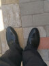 巴图腾夏季男士皮鞋商务正装镂空透气真皮软底大码45新郎结婚鞋子男黑色 黑色镂空B17245701 42（260） 实拍图