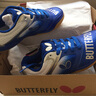 蝴蝶（BUTTERFLY）蝴蝶乒乓球鞋防滑透气耐磨牛筋底专业比赛运动鞋男款女男鞋女鞋 新款蓝 36 码【脚长225mm】 实拍图