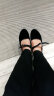 老北京布鞋女鞋松糕底高跟鞋加厚底防水台工作鞋软底黑布鞋 黑色 40 晒单实拍图