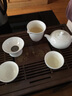 唐丰白瓷茶具套装家用功夫茶具简约德化羊脂玉泡茶壶茶杯盖碗整套 香雪西施壶13头+品圣 实拍图