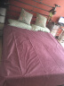 黄河口老粗布床单【A类纯棉】 加厚色织  粗布床单纯棉 舒爽透气被单纯棉床单 纯色酒红色 200X230cm适合1.5米床 实拍图