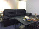 初嘉（CJ） 办公沙发 商务办公室沙发 会客办公沙发茶几组合 西皮三人位 实拍图