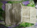 百年六合19姆米真丝枕巾100%桑蚕丝丝绸提花纯色枕头巾50x80单只价可定制 露凌郁竹 80cm*50cm 实拍图