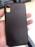 洽利  适用iPhoneX/XS/XR手机壳头层牛皮防摔保护套商务全包苹果xs max壳 6.5英寸苹果Xs Max小牛皮咖啡色（金属按键） 实拍图