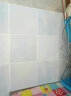 瓷砖贴纸墙面改造翻新贴卫生间浴室洗手间厕所马赛克防水墙贴加厚自粘墙纸 烟熏淡蓝色 45cm宽-每2米长标价 多件连着 实拍图