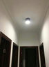 民宇led明装筒灯7w12w24瓦服装店客厅过道免开孔吸顶吊线圆形桶灯黑色 黑色 4寸12W+正白光 实拍图