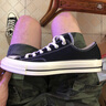 匡威（Converse）秋冬季鞋女鞋1970sAllStar情侣鞋三星标休闲鞋板鞋帆布鞋162050C 172677C 浅灰棕色 37 实拍图