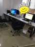 YOE.FTY优宜办公室办公桌椅员工桌屏风工作位四人工作台电脑桌职员桌组合 双人位+办公椅 实拍图