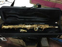 美德威 MIDWAY高音萨克斯风300漆金降B调直管高音管乐器初学演奏基础 一体式MSS-300 实拍图