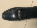 宾度【官方发售】男鞋皮鞋男款头层牛皮耐磨男士商务休闲鞋英伦爸爸鞋 黑色(欧码) 37 实拍图