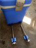 一帆精工 钓箱升降脚配件升降脚可拆卸加长不锈钢钓箱腿伸缩升降脚一对 升降脚一对(孔雀蓝) 实拍图