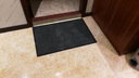 苏适防滑地垫室外蹭土门垫去沙地垫进门防滑垫入户门垫门口地垫 灰色无字(拉丝) 58*86CM 实拍图