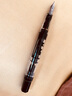三文堂（TWSBI） ECO钢笔活塞上墨式钢笔系列学生成人练字书法透明示范钢笔男女孩大容量免费刻字送礼官方正品 黑色 F尖 实拍图