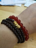 雅福莱珠宝（YAFUL JEWELRY）黄金貔貅转运珠手链3D硬金石榴石女士手镯足金999招财貔恘手串 单只貔貅+三圈5MM石榴石 实拍图