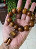一生一木 正宗黄花梨手串男佛珠手链高密鬼脸紫油梨鬼眼对眼女男士越黄老料木料越南花梨木把件手持木珠手珠 20MMx12颗 霸气男款 实拍图