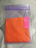 默熙100%桑蚕丝纯色小方巾女春秋百搭真丝丝巾韩国装饰文艺纱巾薄款夏季防风防晒桑蚕丝围巾 橘色 65X65cm 实拍图