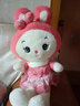 甜甜萱小白兔子公仔毛绒玩具玩偶布娃娃睡觉抱枕六一儿童节送女友礼物 普通款粉色公主兔 80厘米（送海豚挂件） 实拍图