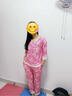 雪仙丽【商场同款】莫代尔女春夏棉质家居服蕾丝花边七分裤睡衣两件套 红色-1231323 XL 实拍图