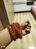 朱梦缘配证书南红玛瑙手链女款樱桃红天然水晶手串送女生爱人情人节礼物 青金石款 -水红108颗8mm珠径 实拍图
