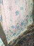 美丽契约 田园花朵半遮光窗帘韩式客厅卧室窗帘 蓝色田园-布(挂钩) 3.5米宽x2.7高一片 实拍图