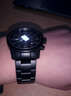 玛斯威顿手表男士光能表太阳能运动手表钢带防水夜光学生手表瑞士品牌男表 EM1426-55H 实拍图