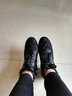 卡路奇舞蹈鞋女软底透气现代跳舞鞋子蕾丝网面成人广场舞鞋春夏 黑色 39 实拍图