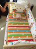 SWEETYBB全实木婴儿床摇床无油漆宝宝童床 小床+粉色米奇五件套+赠品 实拍图