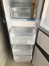 海尔（Haier）225升大容量 三门风冷无霜变频冰箱 干湿分储 彩晶玻璃面板 时尚金 实拍图