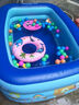 当康  PVC婴儿浴盆洗澡盆 宝宝儿童套餐充气婴儿游泳池 三层150cm电泵尊享套餐 实拍图