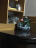 人文家居 假山喷泉流水摆件工艺品客厅玄关桌面加湿器创意办公室高山水景装饰品开业礼品送朋友 小号不配雾化器 28*19*28CM 实拍图