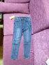 蓝望晨 破洞牛仔裤女九分秋季新款中高腰弹力紧身显瘦矮个子小脚铅笔裤 浅蓝色九分裤 28（2尺1） 实拍图
