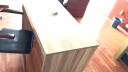 【送货上楼】升盈美电脑桌 台式家用组合写字台 学习桌子 简约书桌 办公桌 浅胡桃色 1.2米桌子无抽屉柜 实拍图