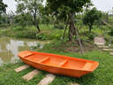 董记广联（DONGJIGUANGLIAN） 玻璃钢渔船捕鱼船 养殖保洁钓鱼手划船小船塑料船可加活水鱼仓 2.8米 实拍图