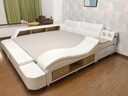 佐特 床皮床双人床 现代简约主卧多功能电动按摩储物真皮大床婚床1.8 单床（颜色下单备注） 智能旗舰版【框架结构】 实拍图