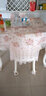 温恋 浪漫时尚小碎花桌布餐桌椅垫田园蕾丝方桌茶几布艺餐桌布椅垫 春色满园 桌布150*150cm含花边 实拍图
