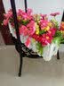 爱泽宝 30cm跳兰菊套装花艺 实木栅栏仿真花套装 假花绢花客厅装饰摆放花艺干花 粉红跳舞菊+30cm栅栏 实拍图